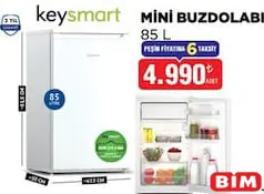KEYSMART MİNİ BUZDOLABI 85 L